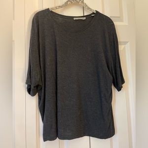 Vince Gray Lightweight Knit Short Sleeve Size L